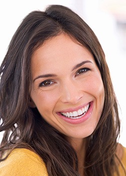 Young woman with beautiful smile