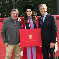 Dr. Brooks at dental school graduation