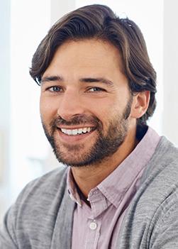 Man with healthy smile