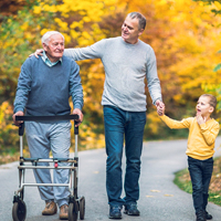 three generations walking family dentistry near Revere