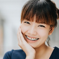 woman smiling with braces in Winthrop