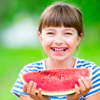 girl smiling with braces in Winthrop